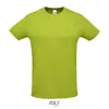 T-shirt unisex sportiva colori assortiti a girocollo taglio regolare in poliestere traspirante 130gr
