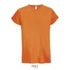T-shirt unisex sportiva colori assortiti a girocollo taglio regolare in poliestere traspirante 130gr
