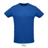 T-shirt unisex sportiva colori assortiti a girocollo taglio regolare in poliestere traspirante 130gr