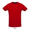 T-shirt unisex sportiva colori assortiti a girocollo taglio regolare in poliestere traspirante 130gr