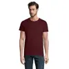 T-shirt da uomo colori assortiti a girocollo taglio aderente 100% cotone biologico 175gr