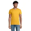 T-shirt da uomo colori assortiti a girocollo taglio aderente 100% cotone biologico 175gr