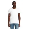 T-shirt da uomo colori assortiti a girocollo taglio aderente 100% cotone biologico 175gr