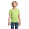T-shirt da bambino unisex colori assortiti a girocollo taglio aderente 100% cotone biologico 175gr