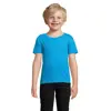 T-shirt da bambino unisex colori assortiti a girocollo taglio aderente 100% cotone biologico 175gr