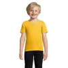 T-shirt da bambino unisex colori assortiti a girocollo taglio aderente 100% cotone biologico 175gr