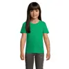 T-shirt da bambino unisex colori assortiti a girocollo taglio aderente 100% cotone biologico 175gr