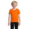 T-shirt da bambino unisex colori assortiti a girocollo taglio aderente 100% cotone biologico 175gr