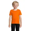 T-shirt da bambino unisex colori assortiti a girocollo taglio aderente 100% cotone biologico 175gr