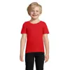 T-shirt da bambino unisex colori assortiti a girocollo taglio aderente 100% cotone biologico 175gr