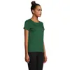T-shirt da donna colori assortiti a girocollo taglio aderente 100% cotone biologico 175gr