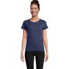 T-shirt da donna colori assortiti a girocollo taglio aderente 100% cotone biologico 175gr