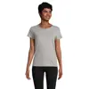 T-shirt da donna colori assortiti a girocollo taglio aderente 100% cotone biologico 175gr