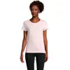 T-shirt da donna colori assortiti a girocollo taglio aderente 100% cotone biologico 175gr