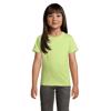 T-shirt da bambino unisex colori assortiti a girocollo taglio aderente 100% cotone biologico 150gr