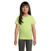 T-shirt da bambino unisex colori assortiti a girocollo taglio aderente 100% cotone biologico 150gr