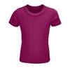T-shirt da bambino unisex colori assortiti a girocollo taglio aderente 100% cotone biologico 150gr