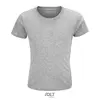 T-shirt da bambino unisex colori assortiti a girocollo taglio aderente 100% cotone biologico 150gr