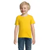 T-shirt da bambino unisex colori assortiti a girocollo taglio aderente 100% cotone biologico 150gr