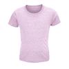 T-shirt da bambino unisex colori assortiti a girocollo taglio aderente 100% cotone biologico 150gr
