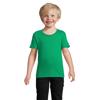 T-shirt da bambino unisex colori assortiti a girocollo taglio aderente 100% cotone biologico 150gr