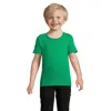 T-shirt da bambino unisex colori assortiti a girocollo taglio aderente 100% cotone biologico 150gr