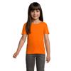 T-shirt da bambino unisex colori assortiti a girocollo taglio aderente 100% cotone biologico 150gr