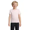 T-shirt da bambino unisex colori assortiti a girocollo taglio aderente 100% cotone biologico 150gr