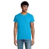 T-shirt da uomo colori assortiti a girocollo taglio aderente 100% cotone biologico 150gr