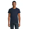 T-shirt da uomo colori assortiti a girocollo taglio aderente 100% cotone biologico 150gr