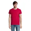 T-shirt da uomo colori assortiti a girocollo taglio aderente 100% cotone biologico 150gr