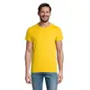 T-shirt da uomo colori assortiti a girocollo taglio aderente 100% cotone biologico 150gr