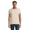 T-shirt da uomo colori assortiti a girocollo taglio aderente 100% cotone biologico 150gr
