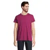 T-shirt da uomo colori assortiti a girocollo taglio aderente 100% cotone biologico 150gr