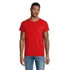T-shirt da uomo colori assortiti a girocollo taglio aderente 100% cotone biologico 150gr