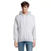Felpa unisex con cappuccio e tasca a marsupio in cotone e poliestere riciclato da 280gr