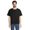 T-shirt oversize unisex cotone e cotone riciclato collo rotondo spalle scese 220gr