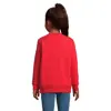 Felpa da bambino unisex a girocollo in cotone e poliestere riciclato