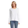 Maglietta SOL'S MONARCH da donna a maniche lunghe in 100% cotone semipettinato da 150gr