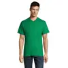 T-shirt da uomo colori assortiti scollo a v taglio regolare 100% cotone 150gr