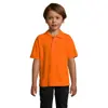 Maglietta polo da bambino unisex a maniche corte 100% cotone pettinato 170g