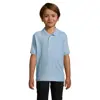 Maglietta polo da bambino unisex a maniche corte 100% cotone pettinato 170g