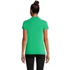 Maglietta polo da donna colori assortiti a maniche corte taglio aderente 100% cotone 180gr