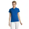 Maglietta polo da donna colori assortiti a maniche corte taglio aderente 100% cotone 180gr