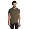T-shirt da uomo colori assortiti a girocollo taglio regolare 100% cotone 190gr