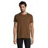 T-shirt da uomo colori assortiti a girocollo taglio regolare 100% cotone 190gr