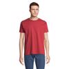 T-shirt da uomo colori assortiti a girocollo taglio regolare 100% cotone 190gr