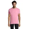 T-shirt da uomo colori assortiti a girocollo taglio regolare 100% cotone 190gr