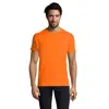 T-shirt da uomo colori assortiti a girocollo taglio regolare 100% cotone 190gr