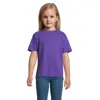 T-shirt da bambino unisex colori assortiti a girocollo taglio regolare 100% cotone 150gr